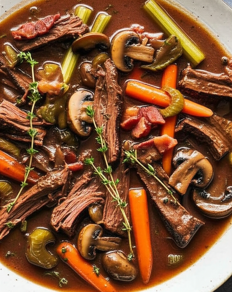 Beef Braised In Red Wine image