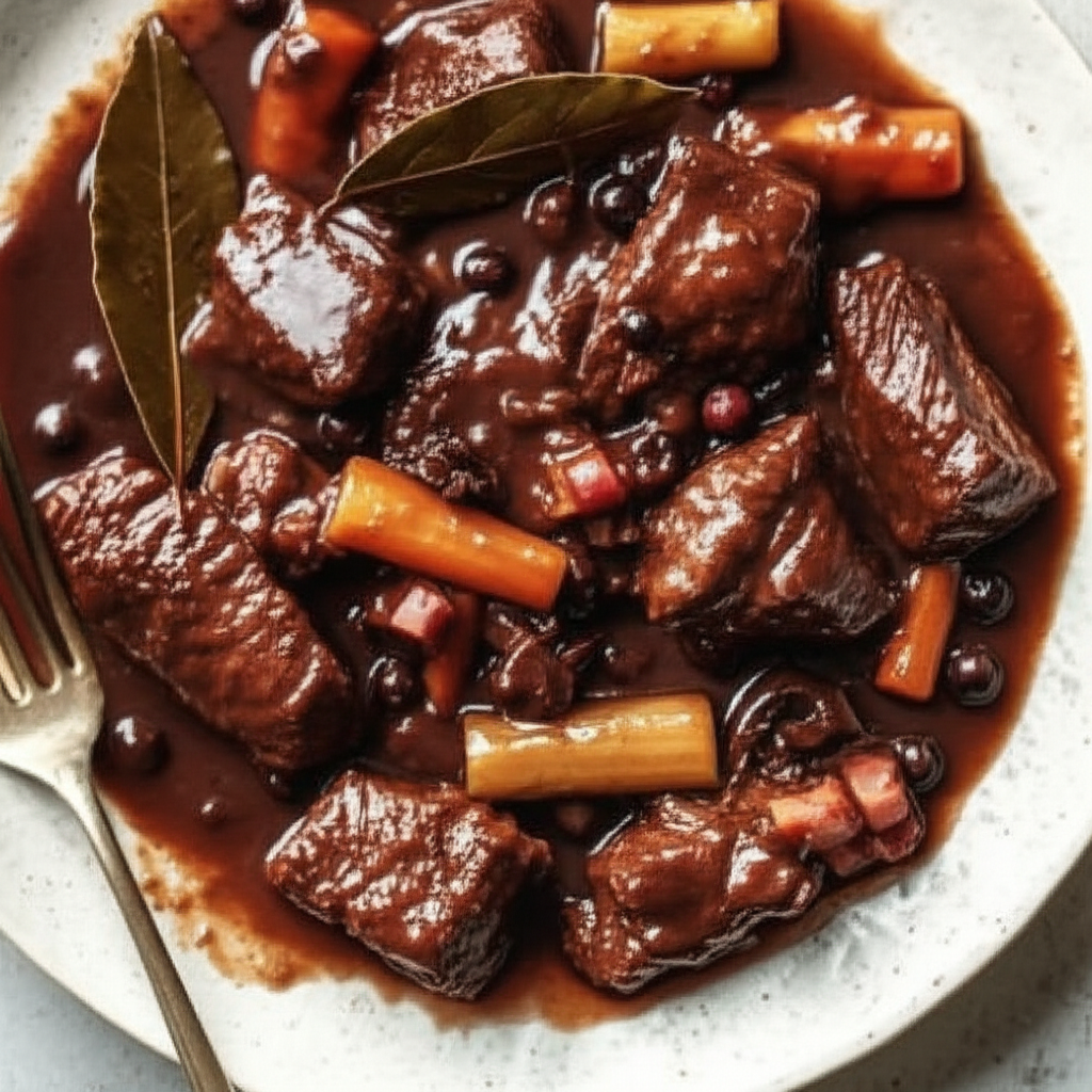 Beef Braised In Teroldego Wine image