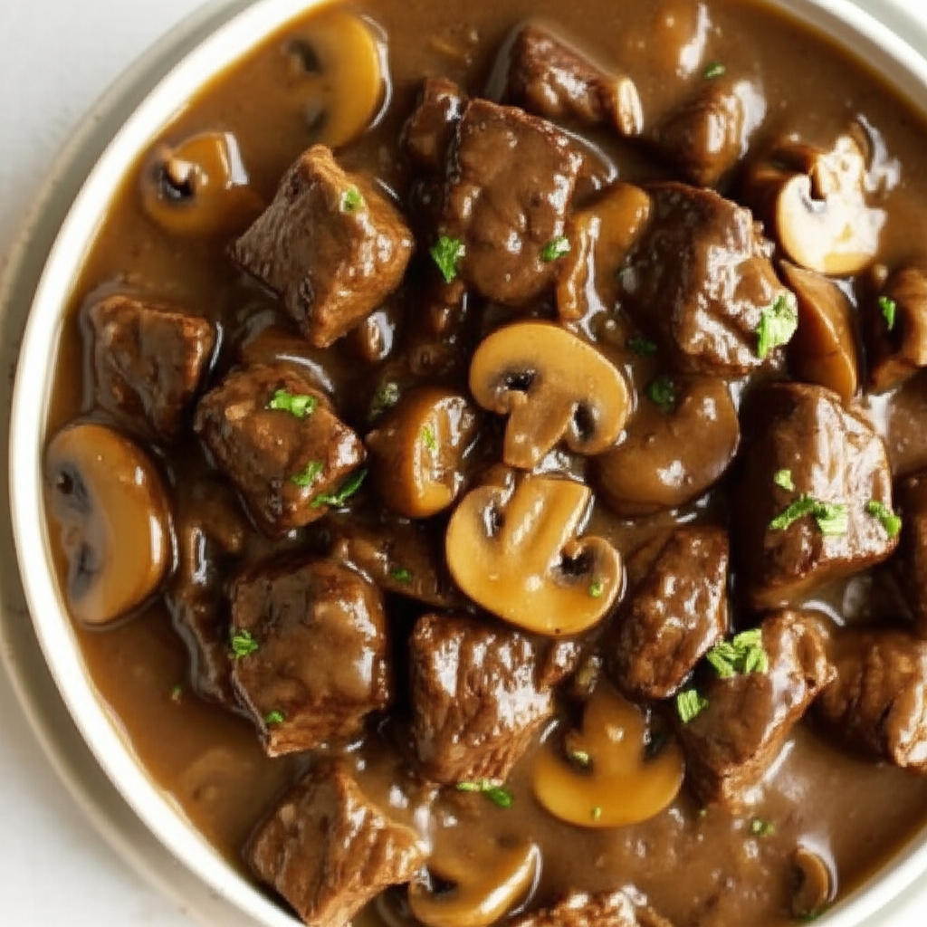Beef Cubes In Sherry image