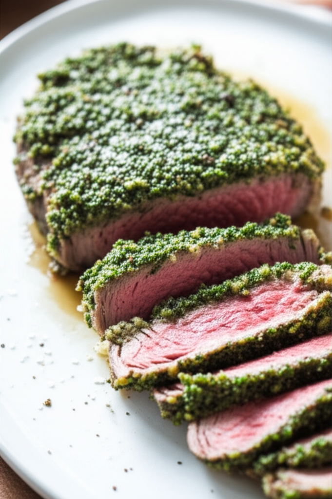 Beef Fillet With Herb Crust image