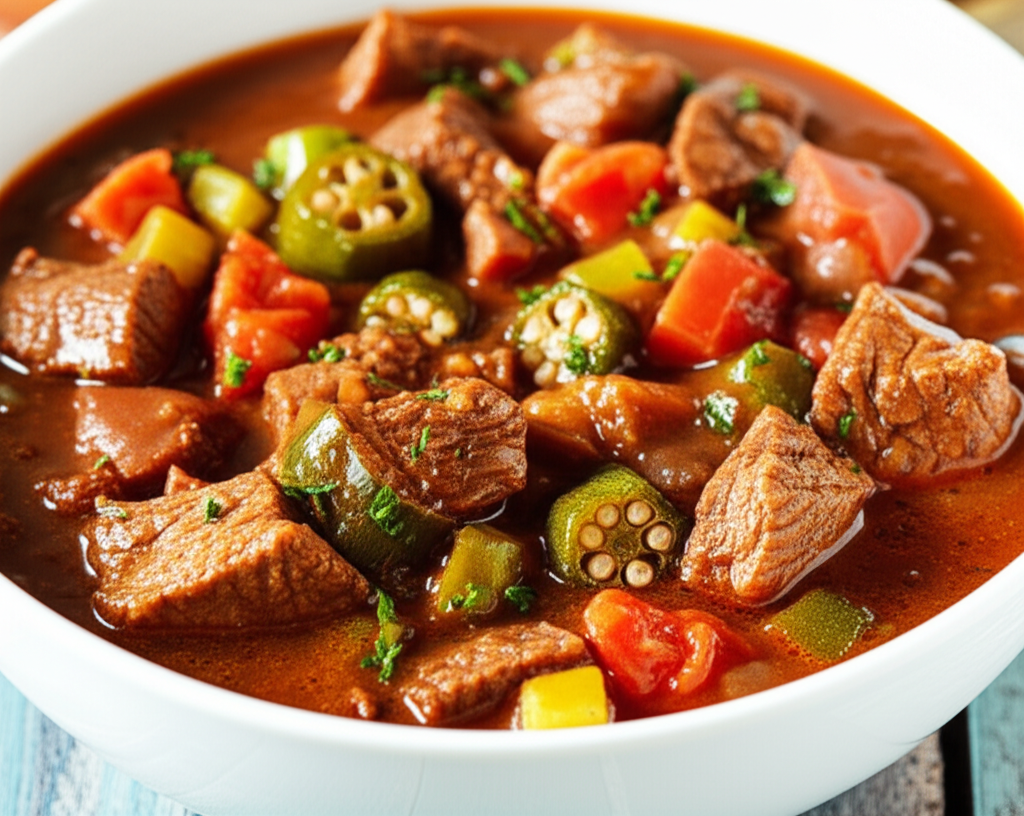 Beef Gumbo Crock Pot image