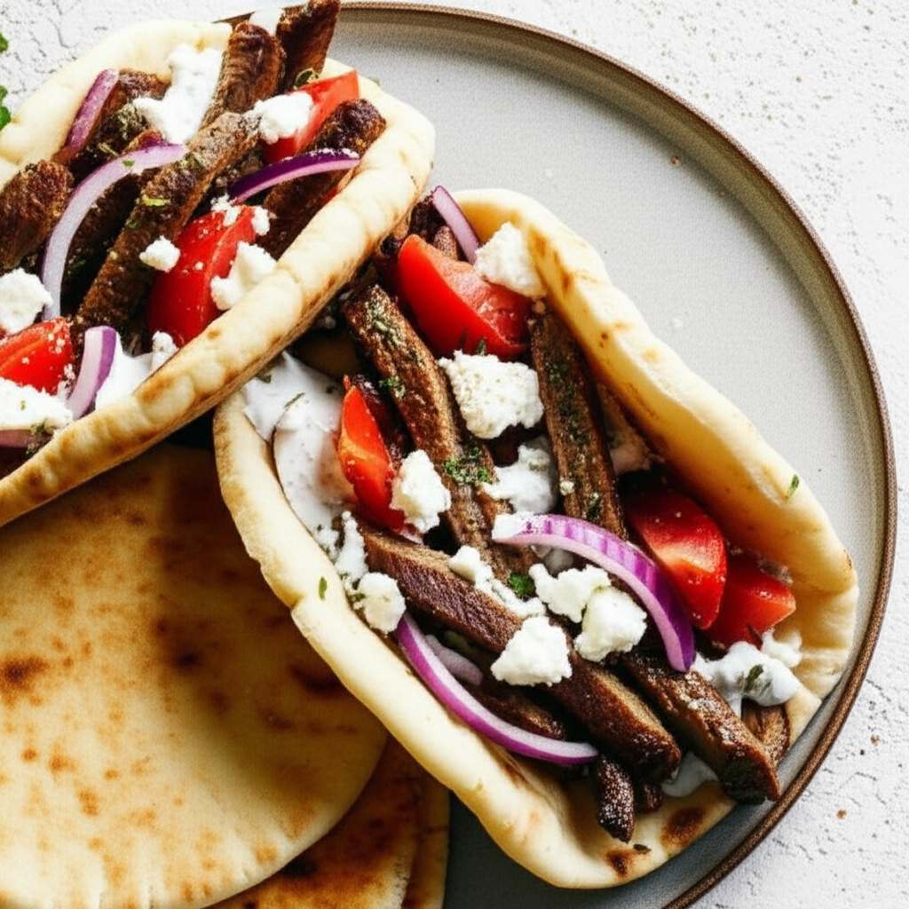 Beef Gyros In Pita image