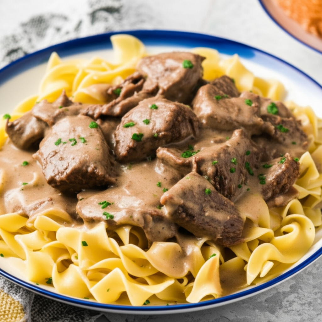 Beef In Cream Sauce image