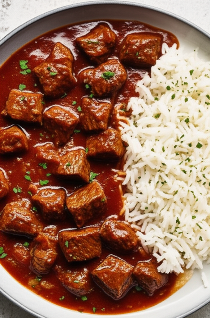 Beef In Tomato Wine Sauce image
