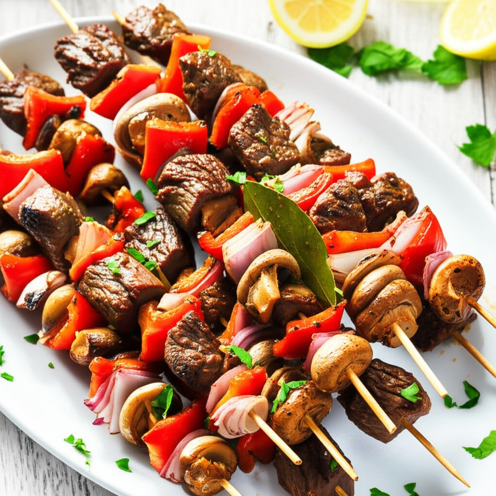 Beef Kabobs With Moroccan Spices image
