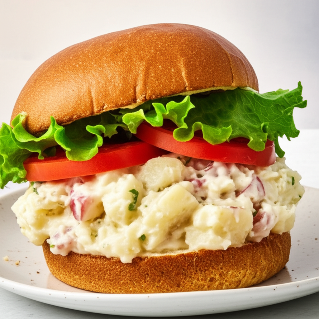 A Potato Salad Sandwich image
