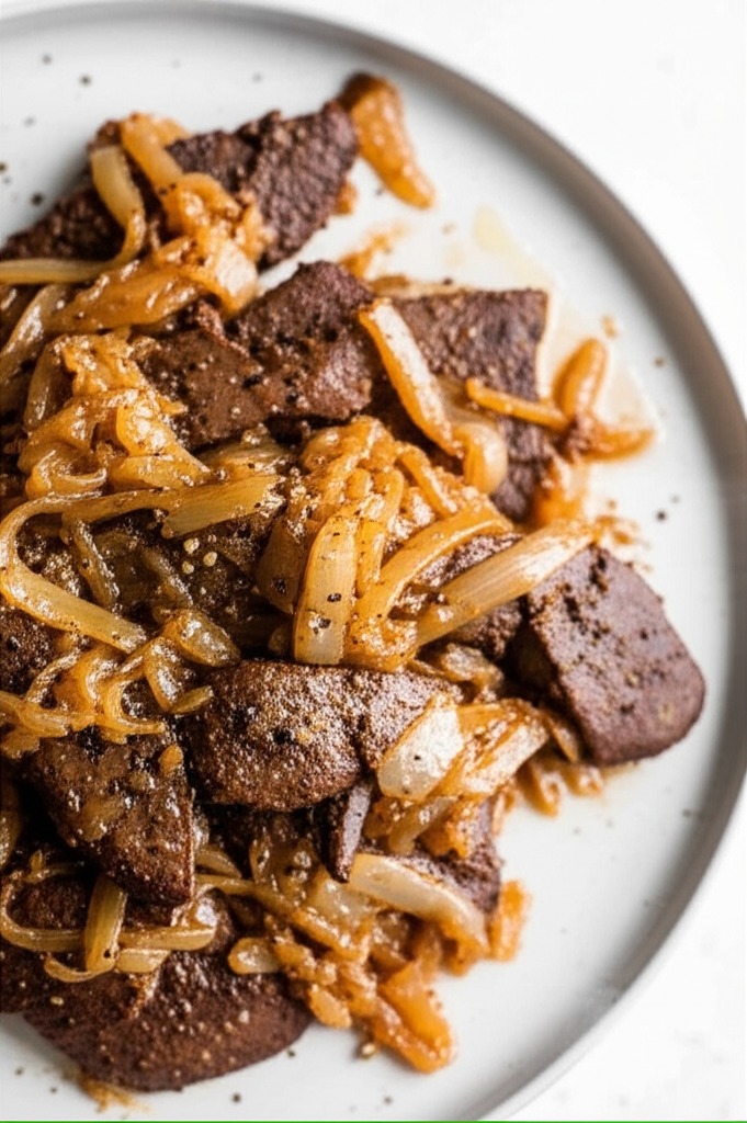 Beef Liver Onions Curried image