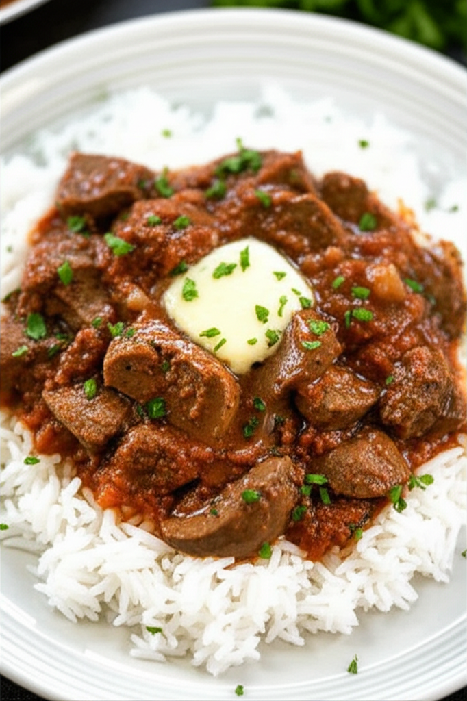 Beef Liver And Rice Stir Fry image