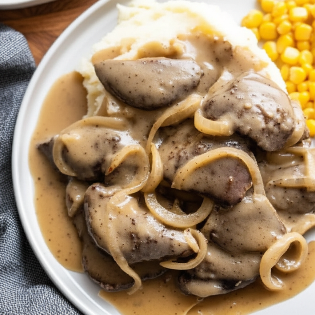 Beef Liver With Country Gravy image