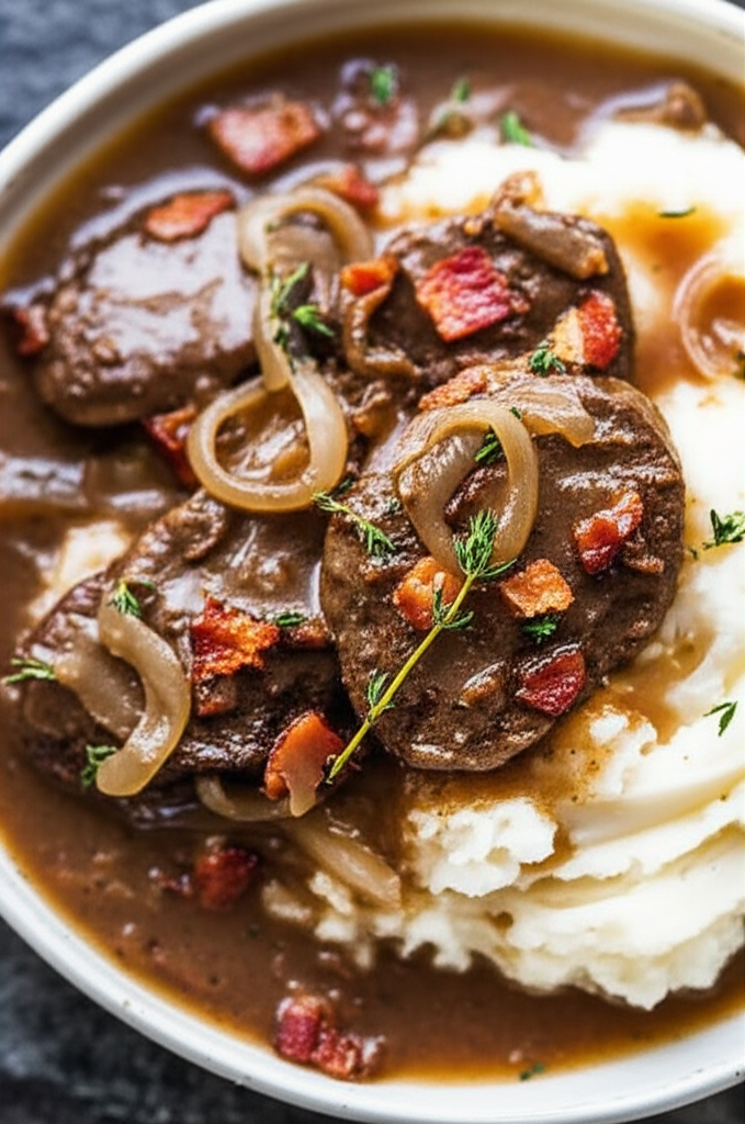 Beef Liver With Onion Gravy image