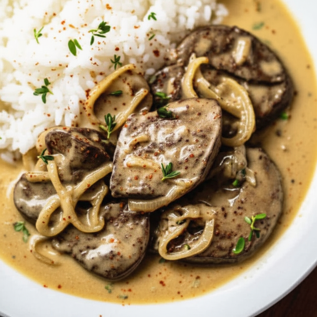 Beef Liver With Sour Cream image
