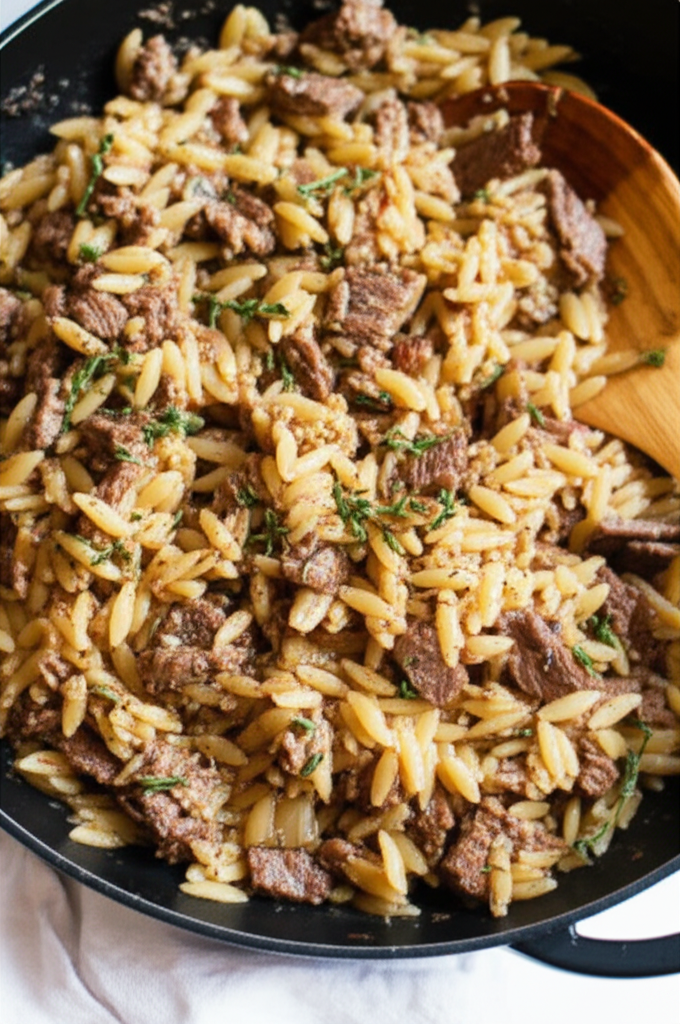 Beef Orzo And Rice image