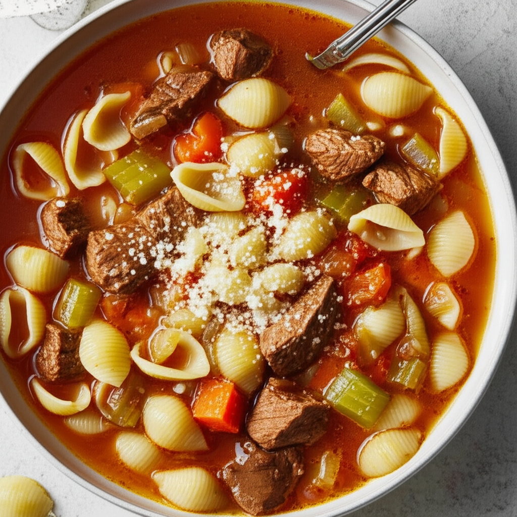 Beef Orzo Soup image