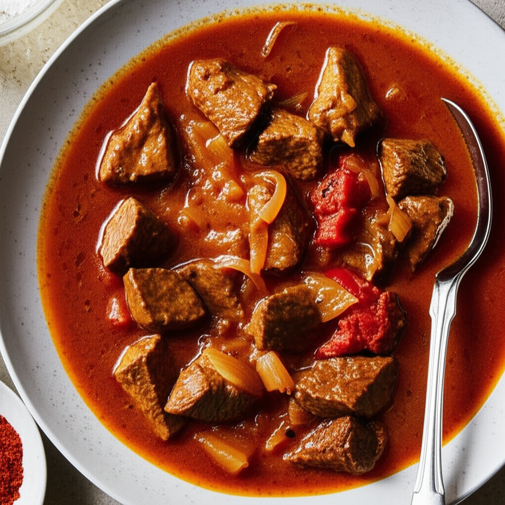 Beef Paprika Stew Viennese Style Gulash image