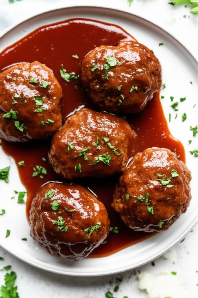 Beef Patties In Barbecue Sauce image