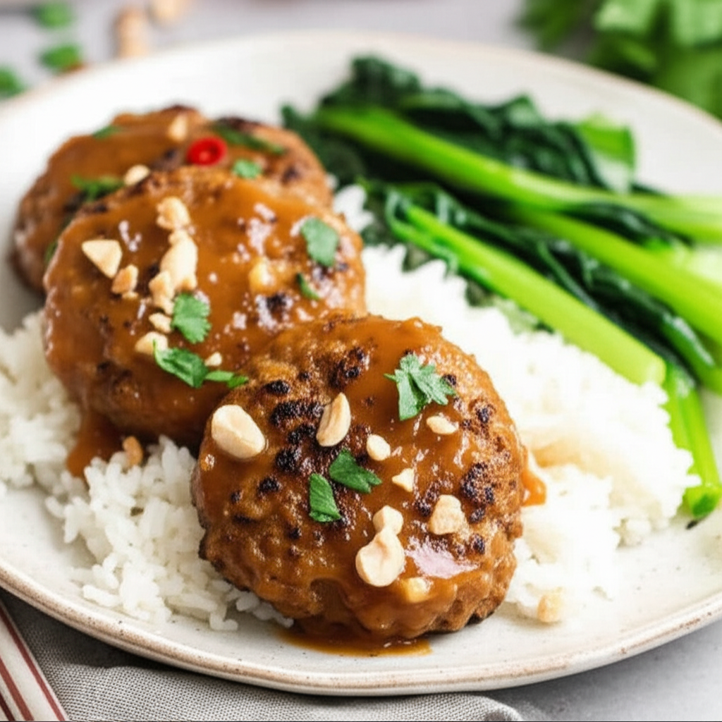 Beef Patties With Thai Style Sauce image