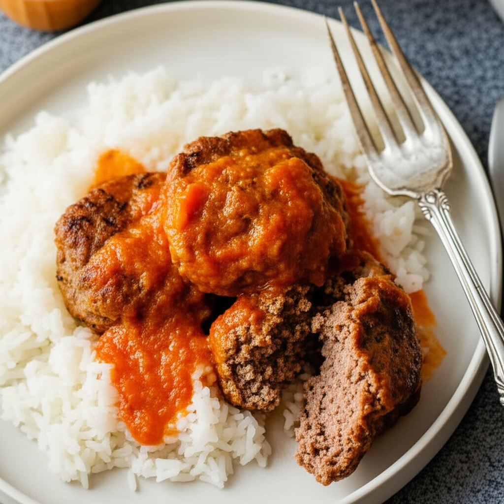 Beef Patties With Tomato Spice Butter image