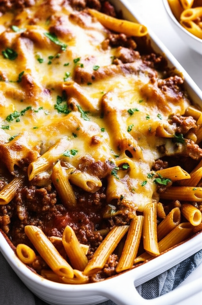 Beef Penne Pasta Casserole image