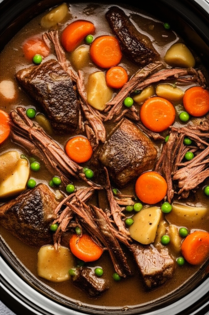 Beef Pot Roast Crock Pot Style image