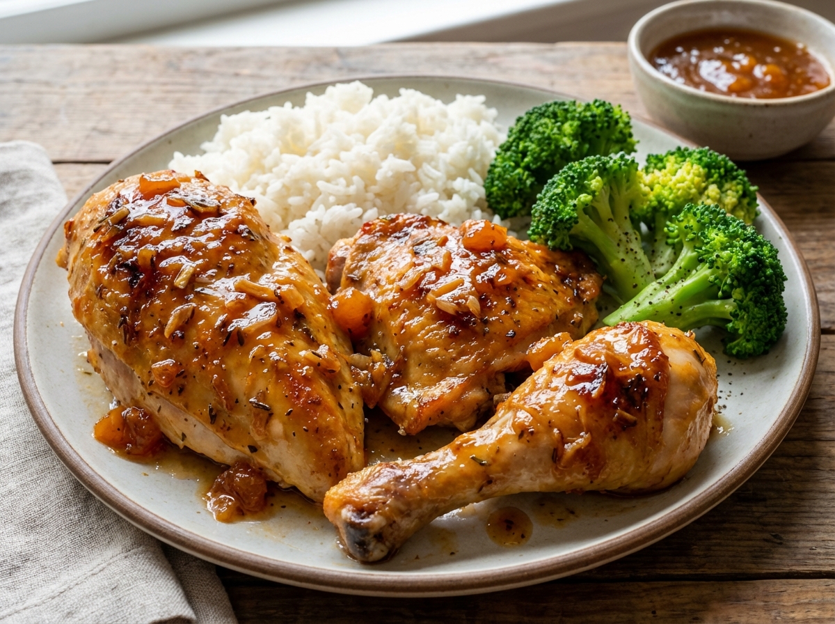 Sweet And Savory Baked Chicken image