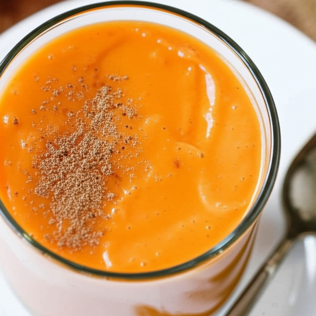 A Rich Pumpkin Smoothie Vegan Friendly image