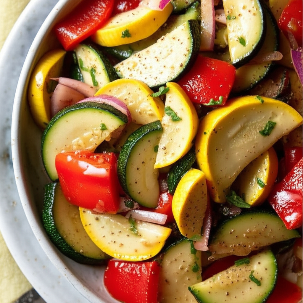 Sweet And Sour Summer Vegetables image