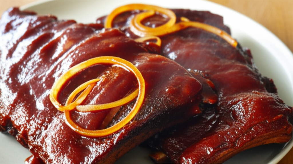 Beef Ribs And Sauce image