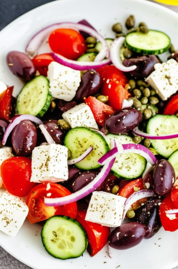 A Simple Greek Salad image