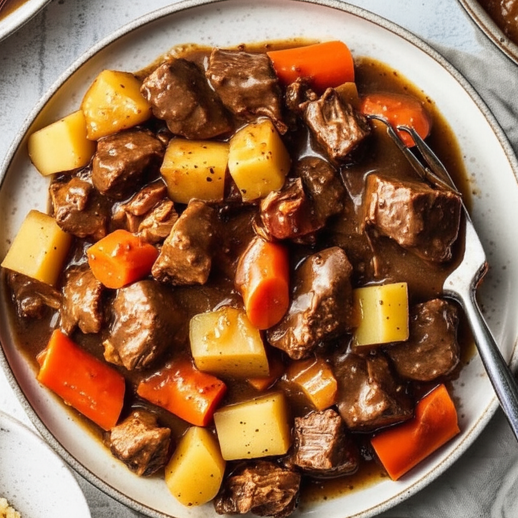 Beef Stew With Coffee Gravy image