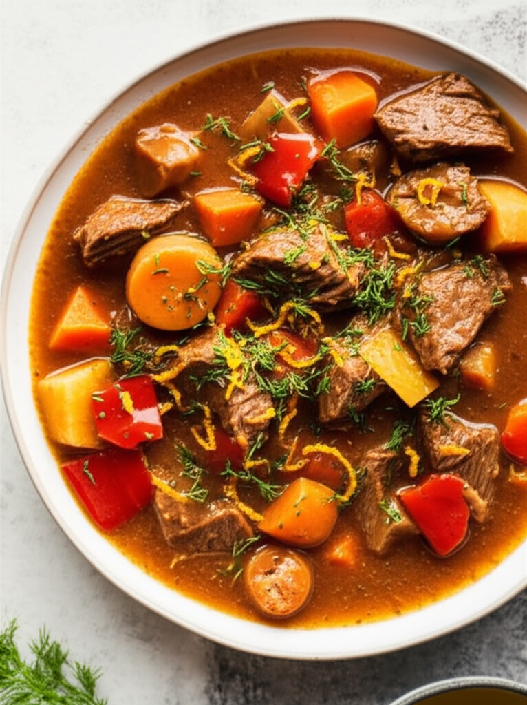 Beef Stew With Fennel Orange Gremolata image