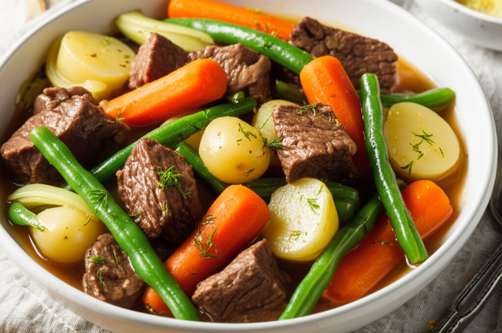Beef Stew With Spring Vegetables Ww image