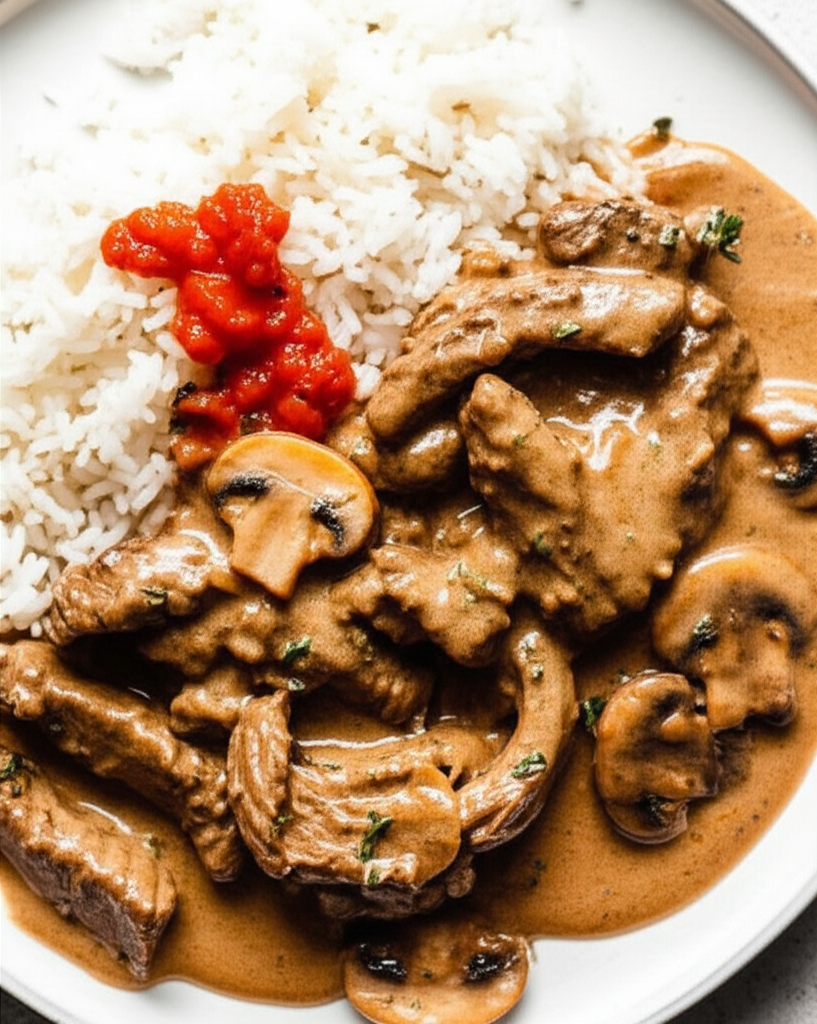 Beef Stroganoff From The Old Russian Tea Room image