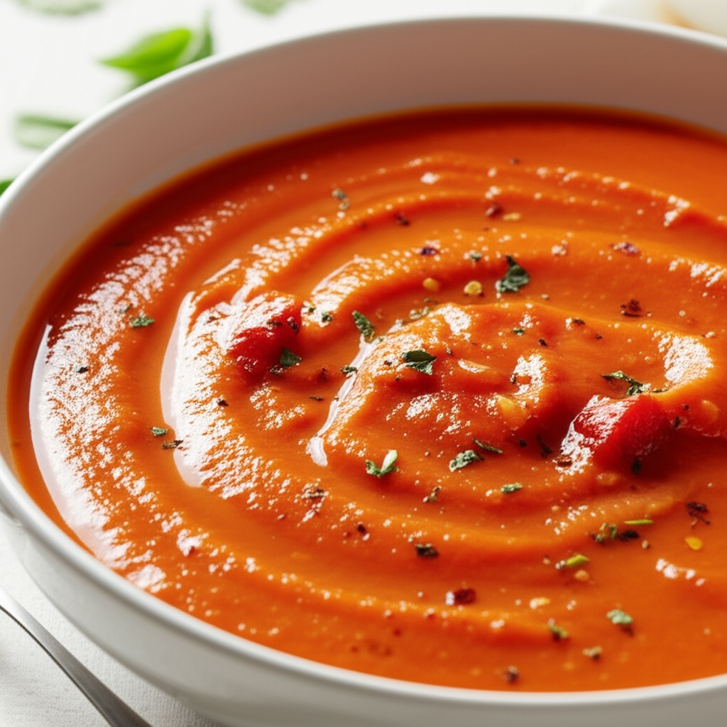 A Simple Tomato Soup Recipe Very Vegan Friendly image