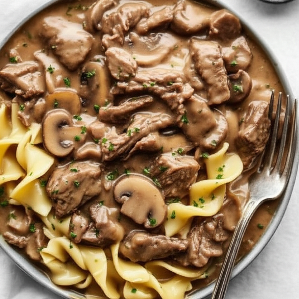 Beef Stroganoff Crock Pot image