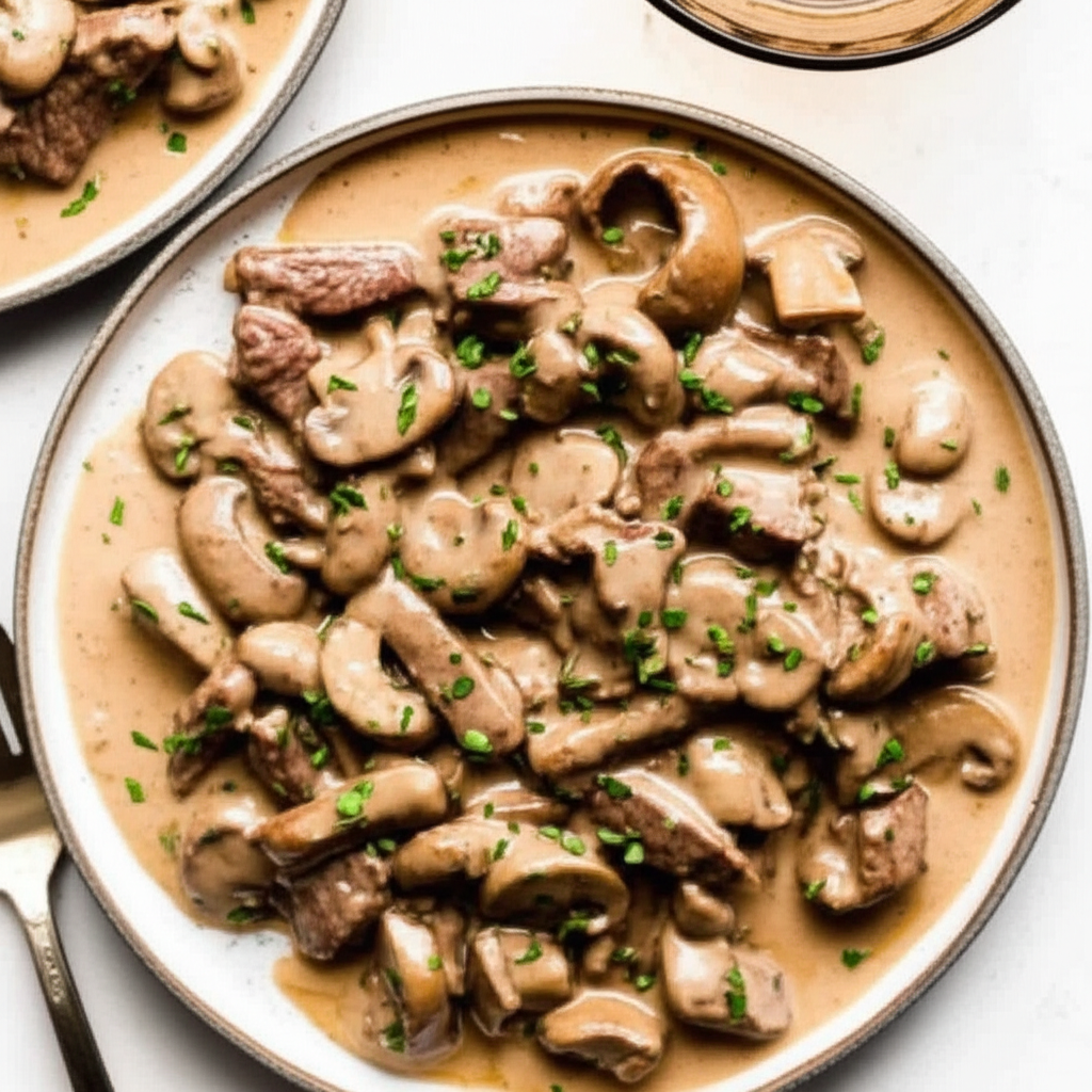 Beef Stroganoff In The Mellinkoff Manner image