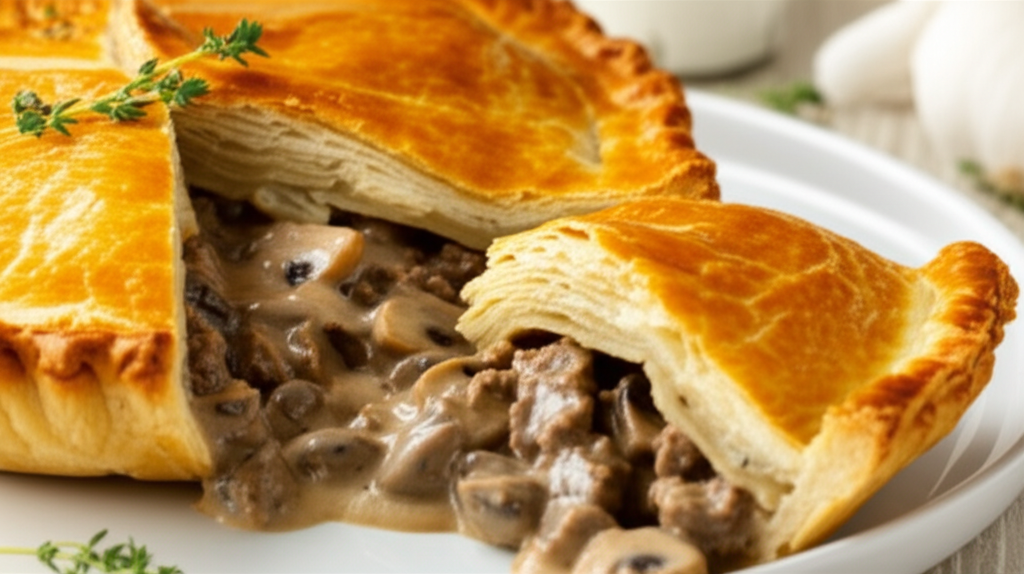 Beef Stroganoff Pie