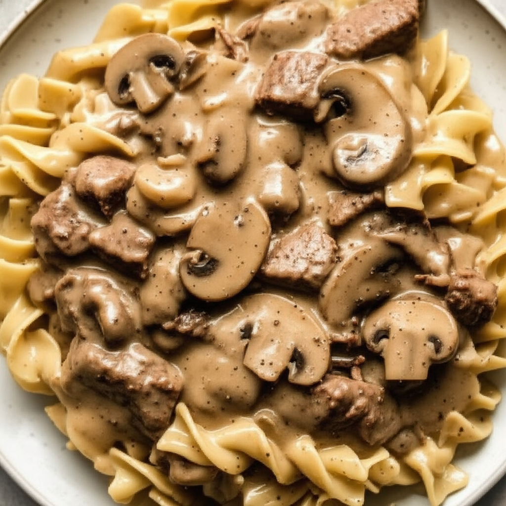 Beef Stroganoff With Cream Cheese image