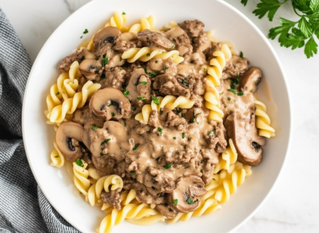 Beef Stroganoff The Quick Easy Cheap Kind image
