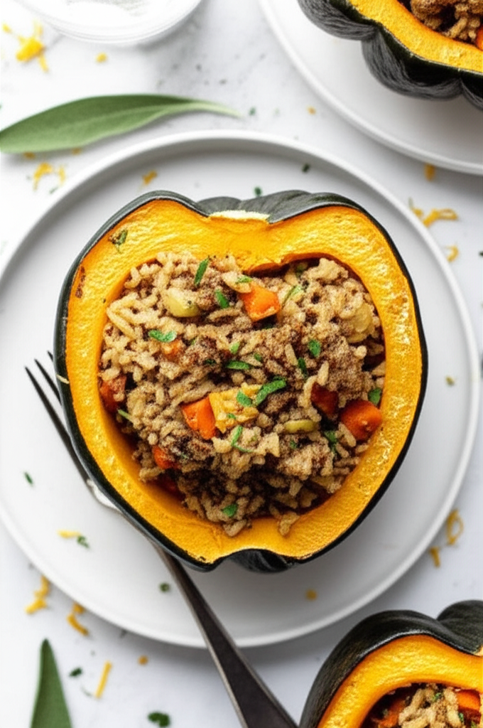 Beef Stuffed Acorn Squash image
