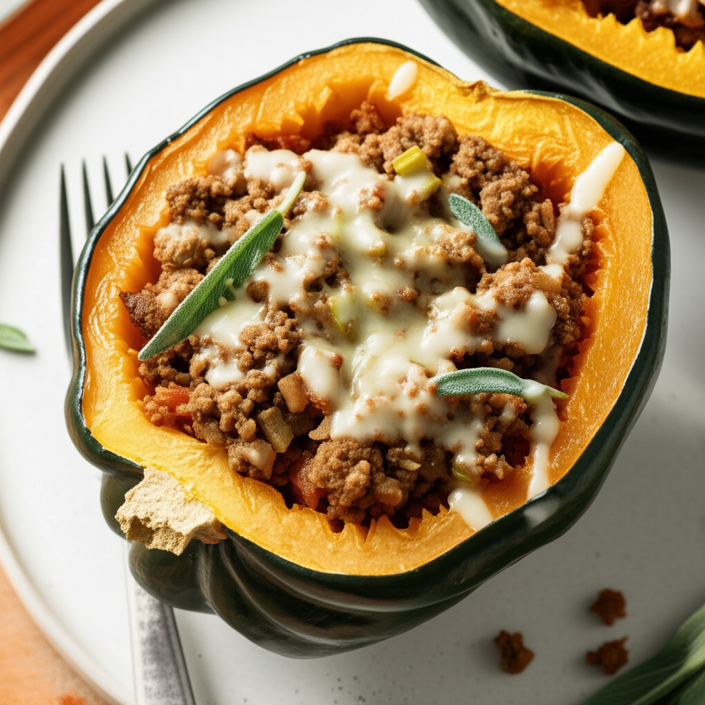 Beef Stuffed Acorn Squash Ii image