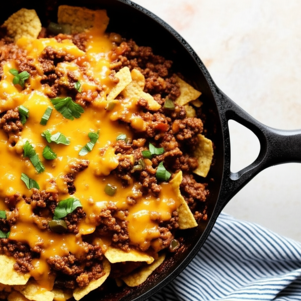 Beef Taco Frito Skillet image