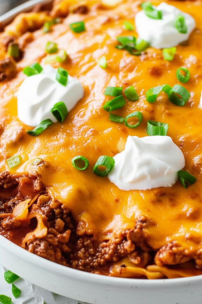 Beef Taco Noodle Bake image