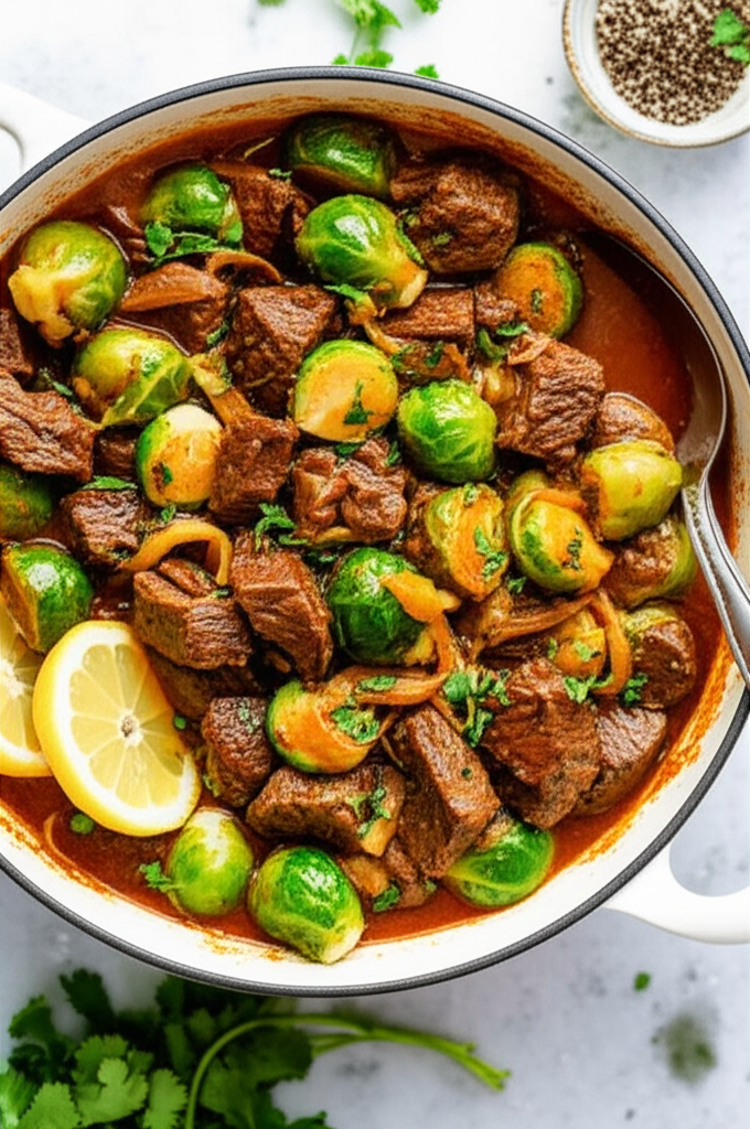 Beef Tagine With Brussels Sprouts image