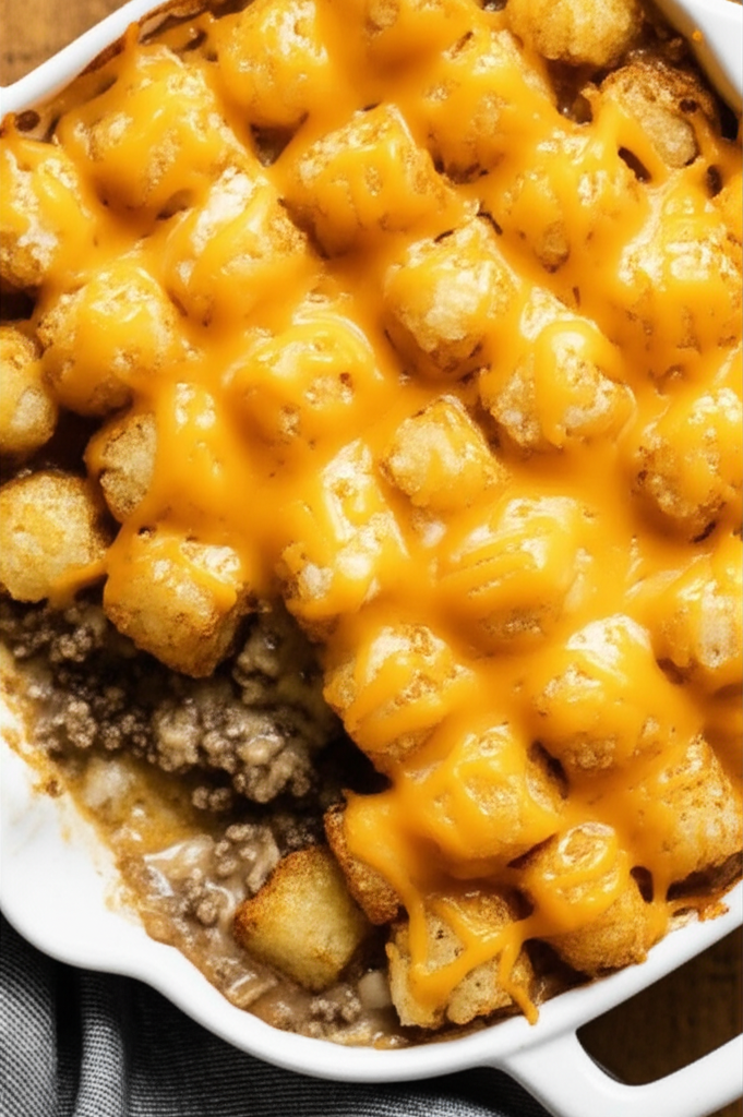 Beef Tater Tot Casserole image