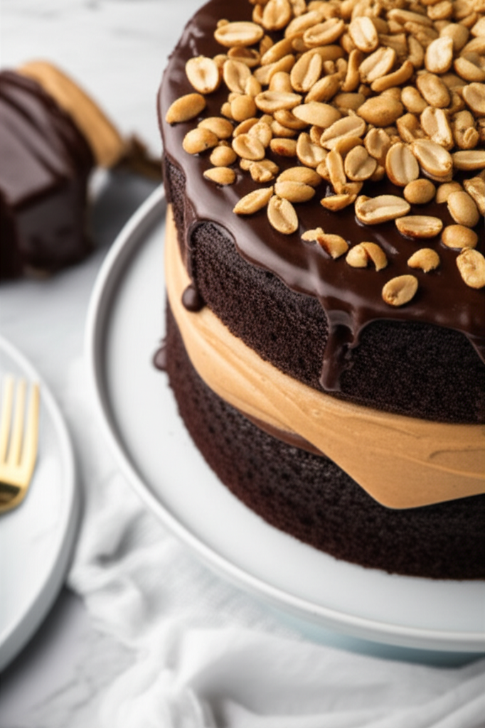 Honey I M Peanuts About You Cake image