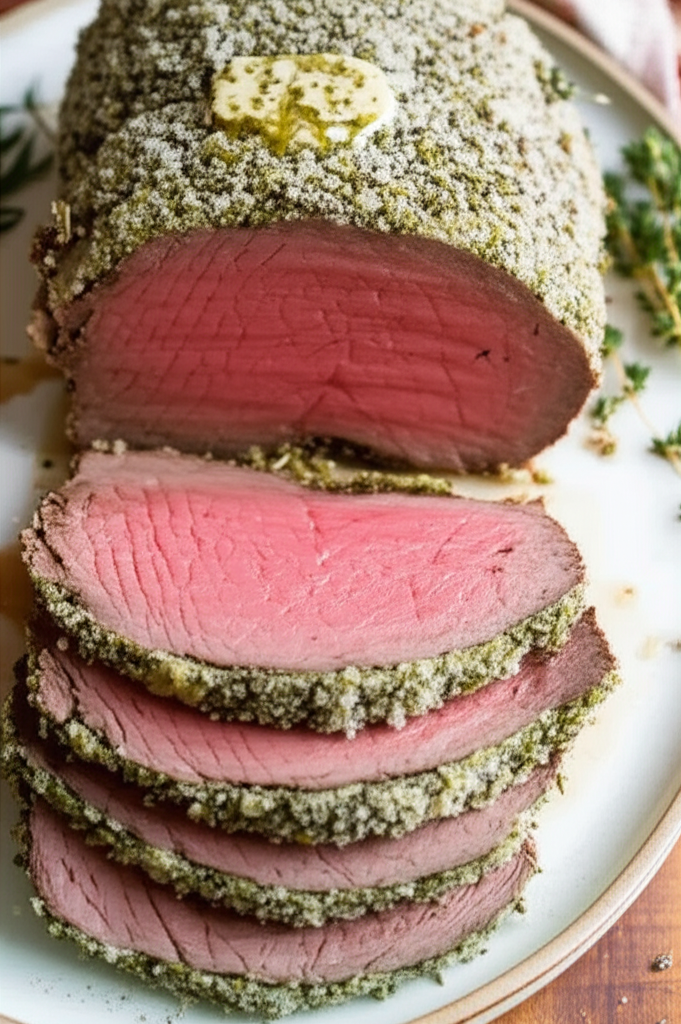 Beef Tenderloin Roasted In An Herb Infused Salt Crust image