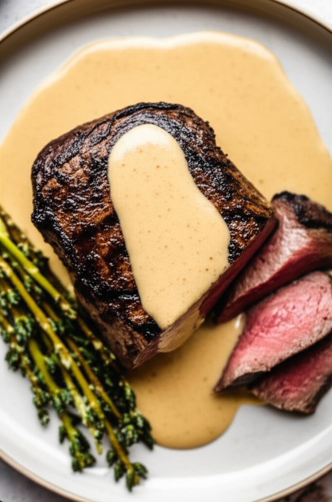 Beef Tenderloin With Dijon Cream Sauce image