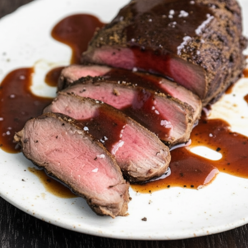 Beef Tenderloin With Henry Bain Sauce image