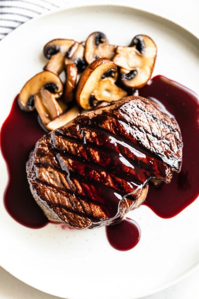 Beef Tenderloin With Port Balsamic Sauce image