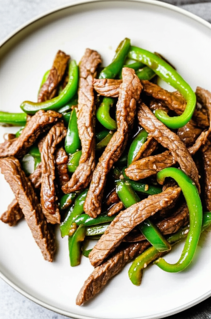 Beef With Green Pepper image